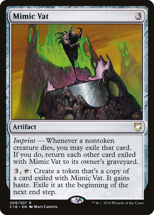 Mimic Vat (C18-209) [Commander 2018] MTG Single Wizards of the Coast