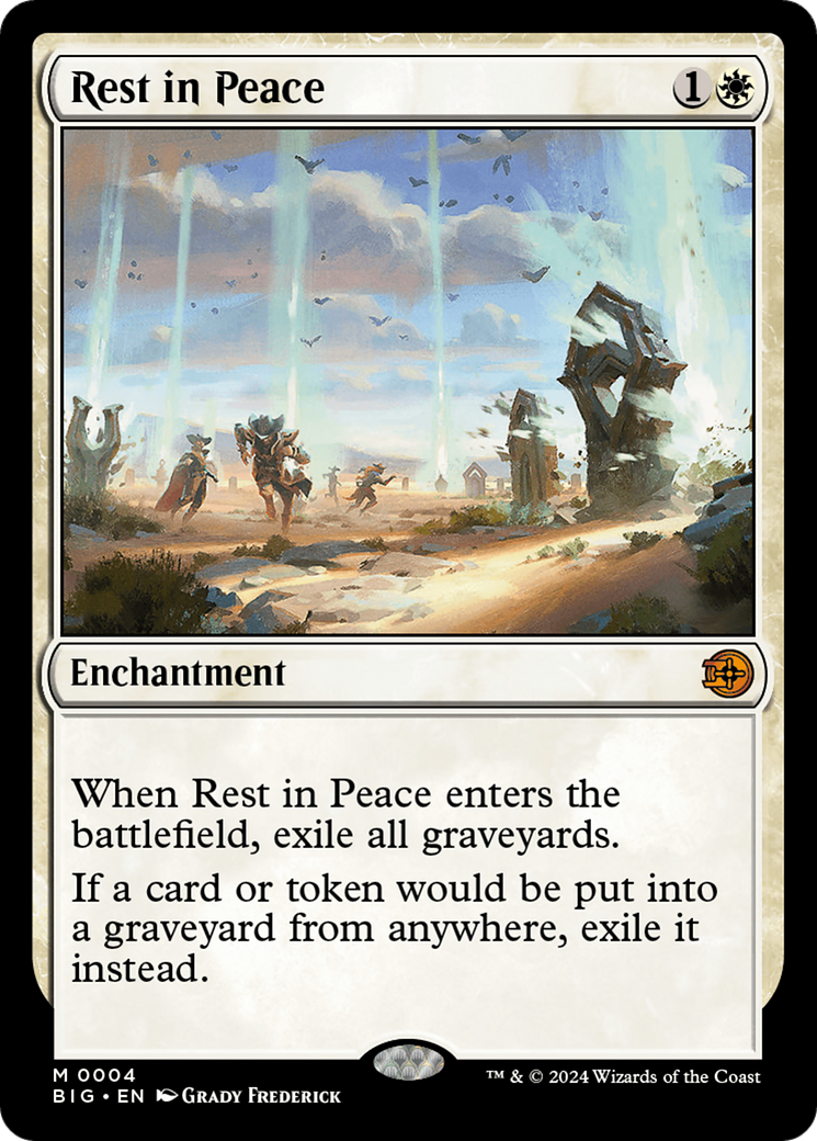 Rest in Peace (BIG-004) [The Big Score] Foil MTG Single Wizards of the Coast