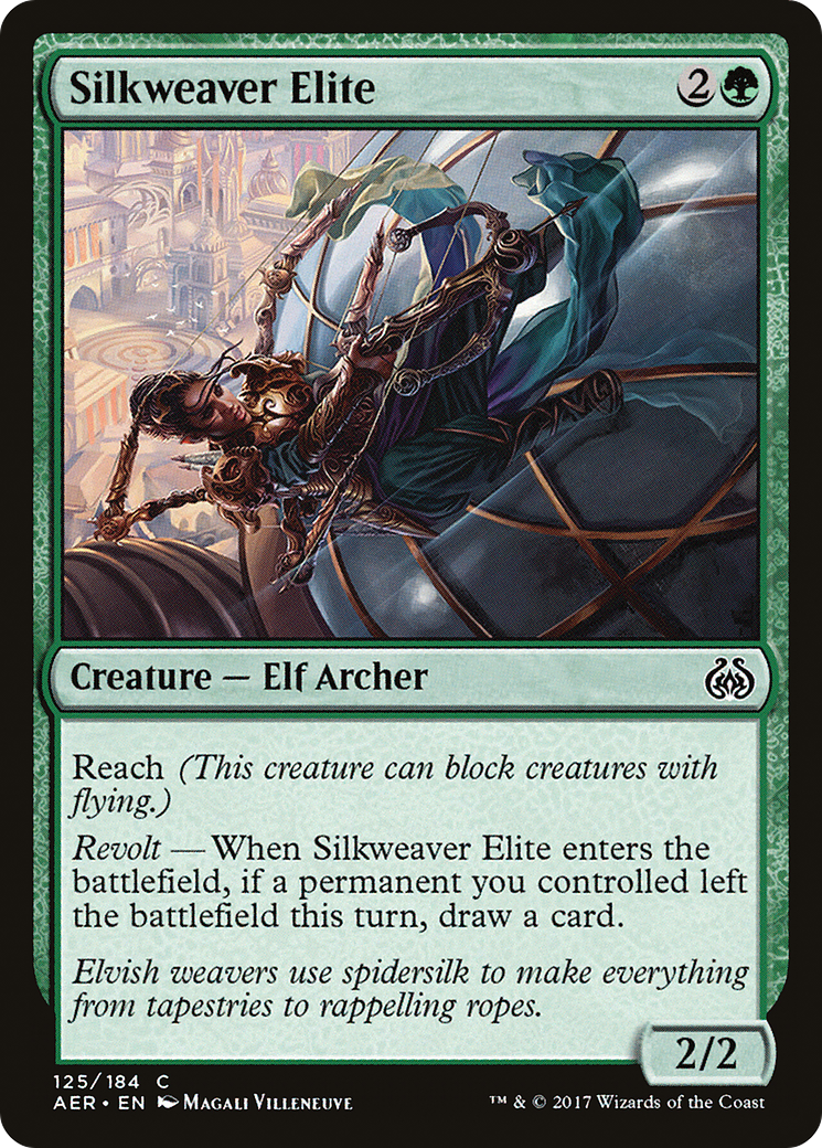 Silkweaver Elite (AER-125) [Aether Revolt] Foil MTG Single Wizards of the Coast