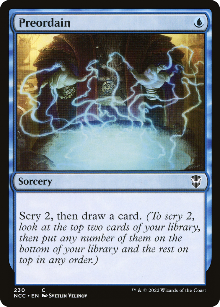Preordain (NCC-230) [New Capenna Commander] MTG Single Wizards of the Coast
