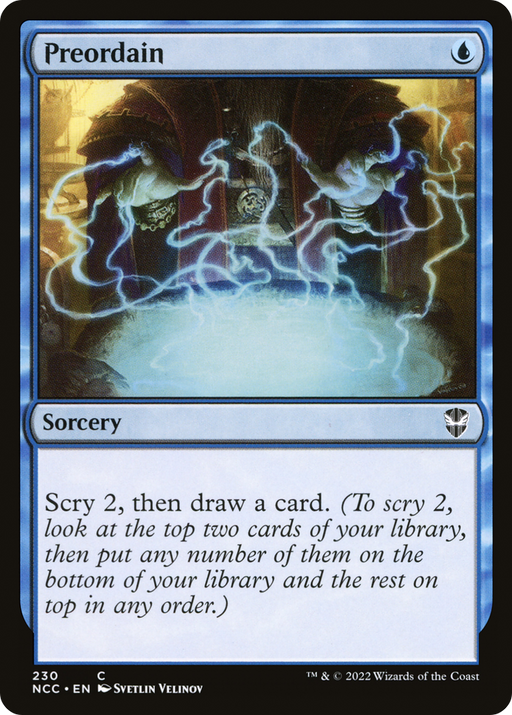 Preordain (NCC-230) [New Capenna Commander] MTG Single Wizards of the Coast