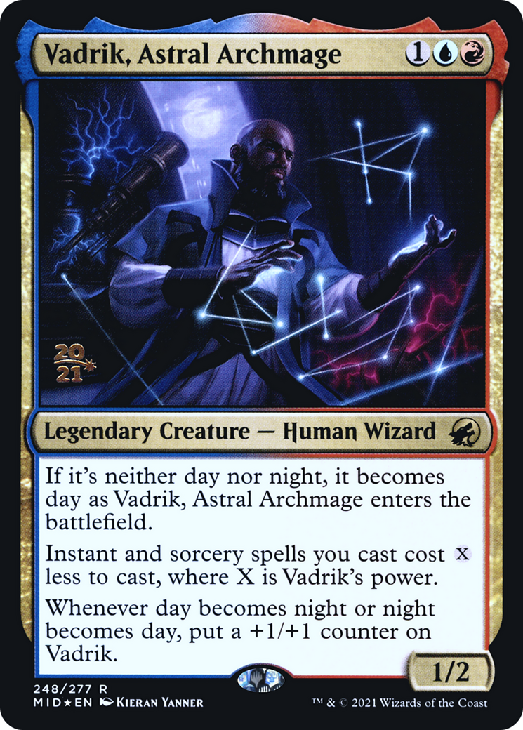 Vadrik, Astral Archmage (PRE-248) [Innistrad: Midnight Hunt Promos] Foil MTG Single Wizards of the Coast