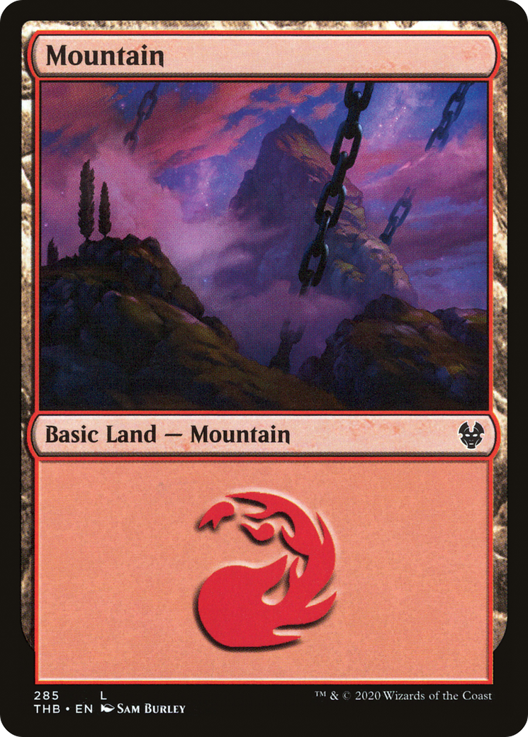 Mountain (THB-285) [Theros Beyond Death] Foil MTG Single Wizards of the Coast