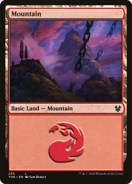Mountain (THB-285) [Theros Beyond Death] Foil MTG Single Wizards of the Coast