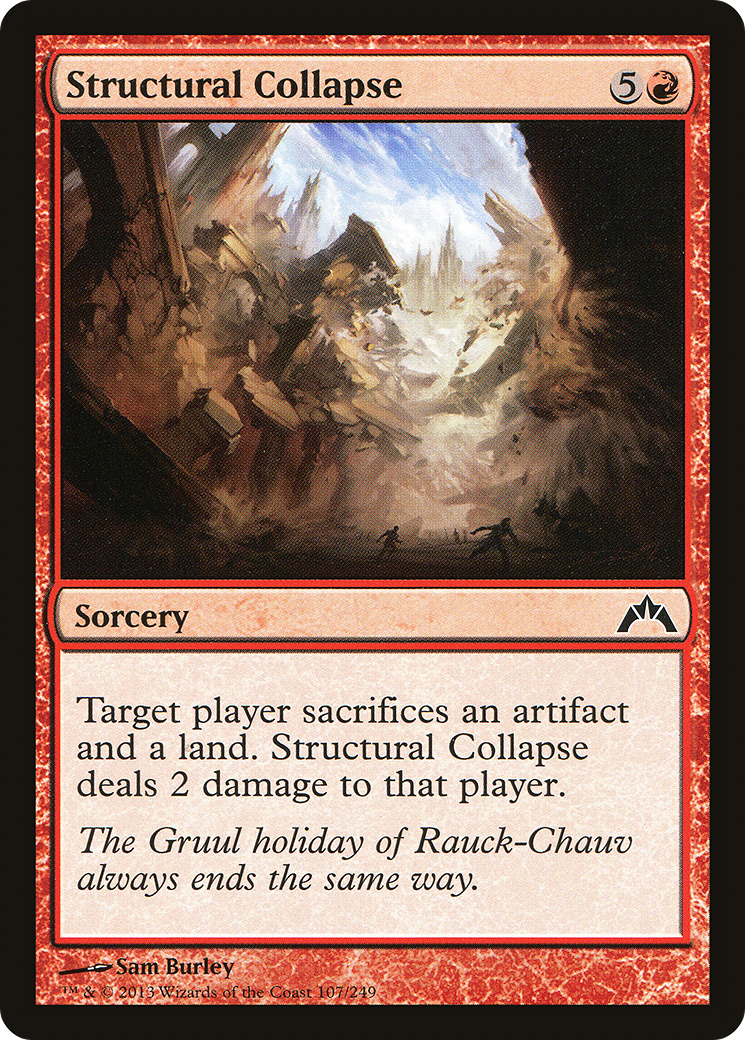 Structural Collapse (GTC-107) [Gatecrash] Foil MTG Single Wizards of the Coast