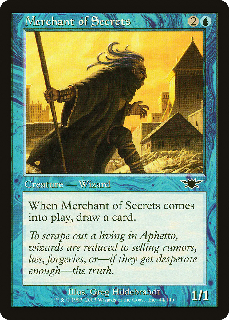 Merchant of Secrets (LGN-044) [Legions] Foil MTG Single Wizards of the Coast