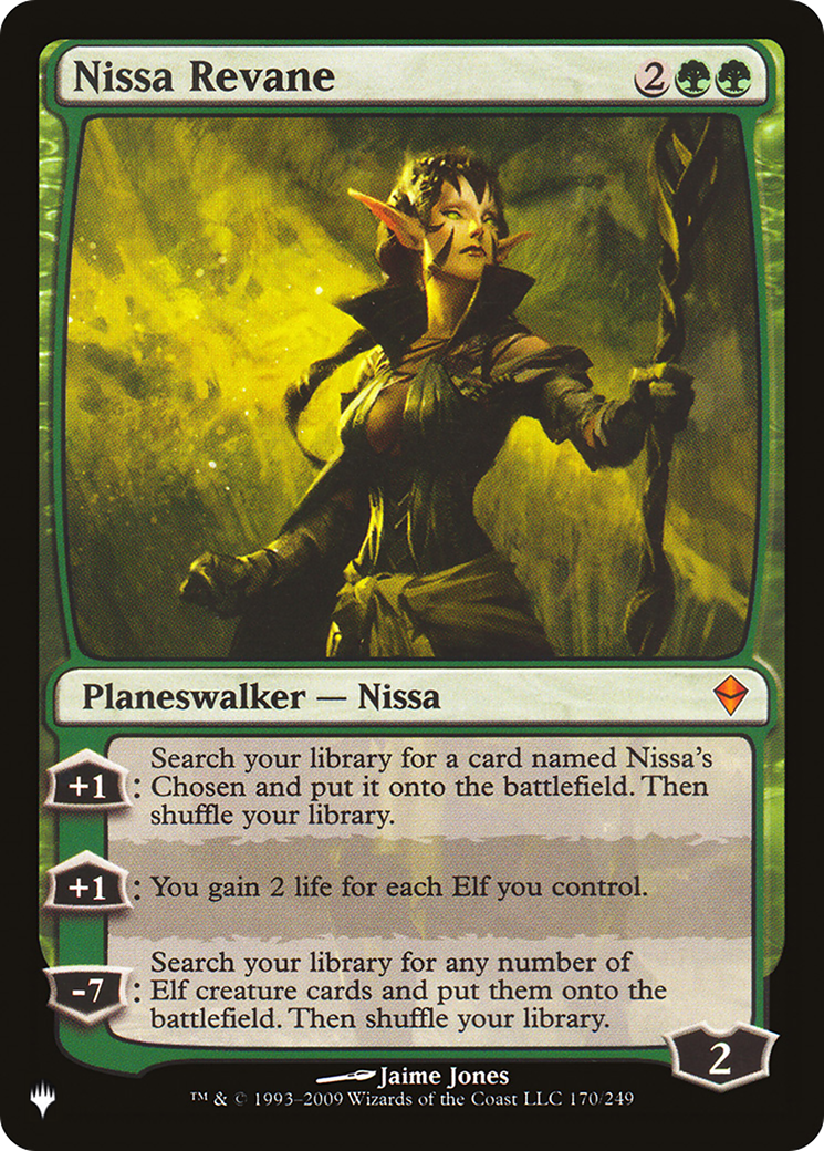 Nissa Revane (LIST-ZEN-170) [Mystery Booster] The List MTG Single Wizards of the Coast