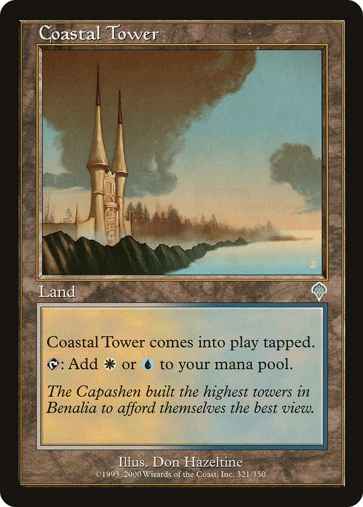 Coastal Tower (INV-321) [Invasion] Foil MTG Single Wizards of the Coast