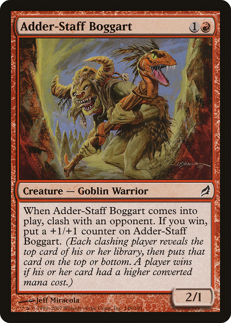 Adder-Staff Boggart (LRW-148) [Lorwyn] MTG Single Wizards of the Coast