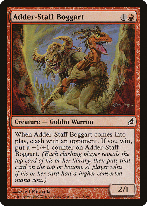 Adder-Staff Boggart (LRW-148) [Lorwyn] MTG Single Wizards of the Coast