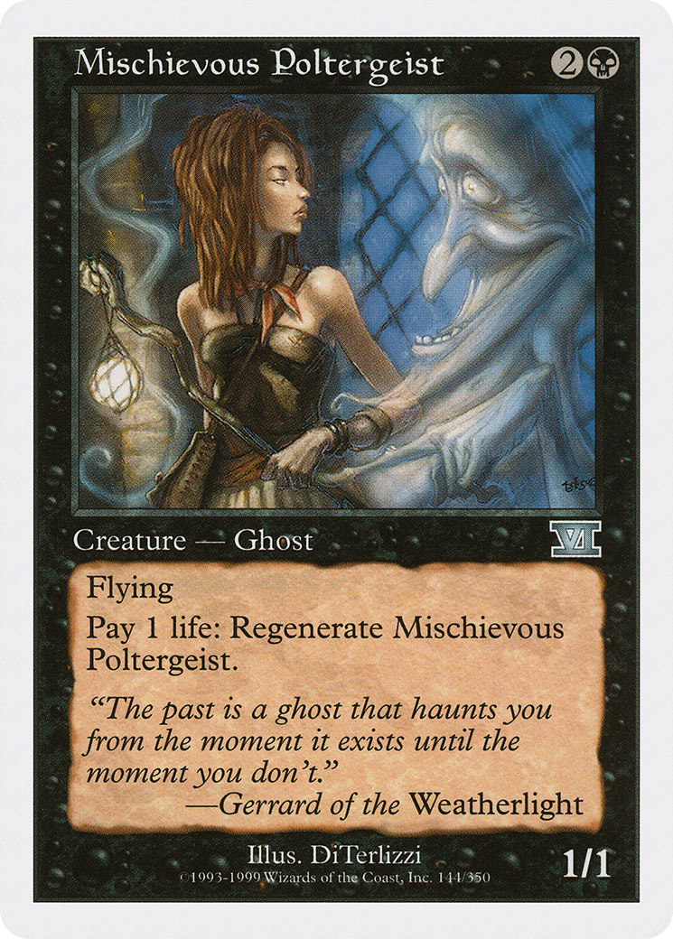 Mischievous Poltergeist (6ED-144) [Classic Sixth Edition] MTG Single Wizards of the Coast