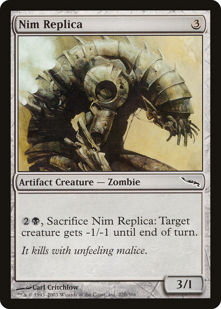 Nim Replica (MRD-220) [Mirrodin] MTG Single Wizards of the Coast