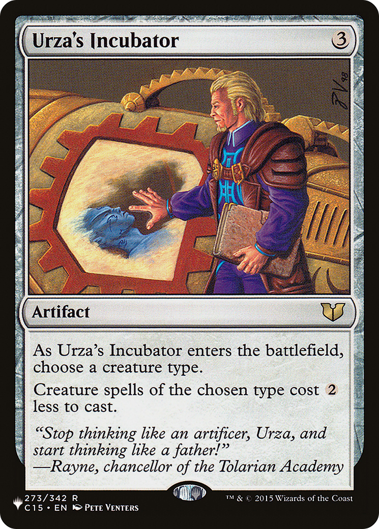 Urza's Incubator (LIST-273) [Mystery Booster] The List MTG Single Wizards of the Coast