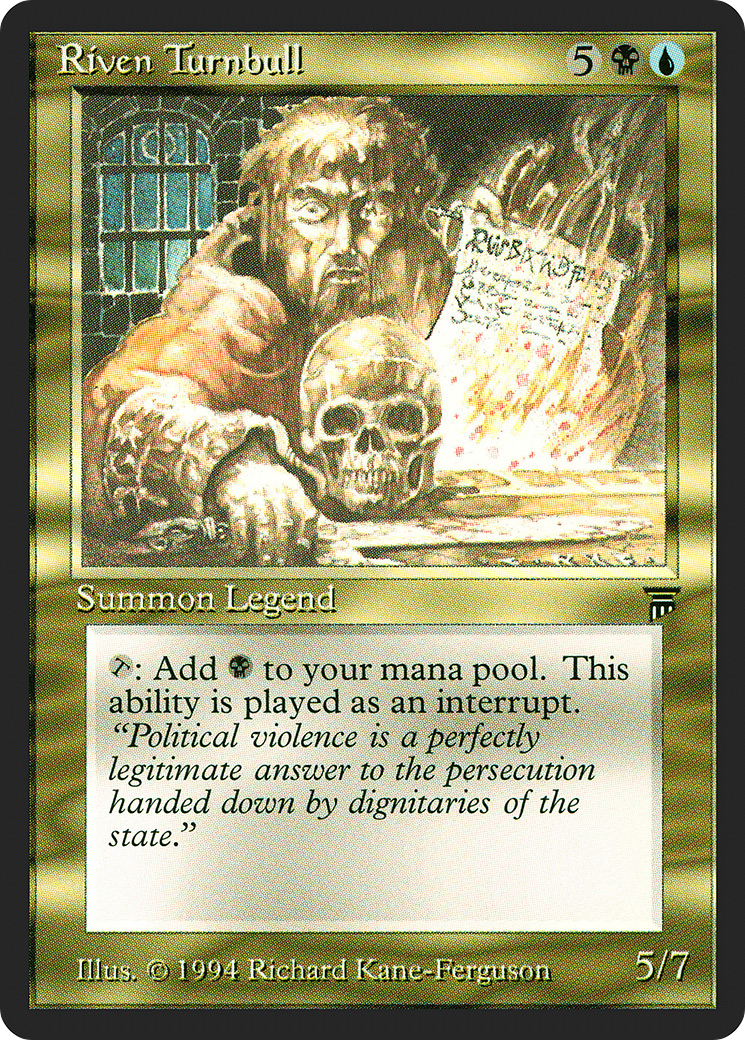 Riven Turnbull (LEG-) [Oldschool] Legends MTG Single Wizards of the Coast