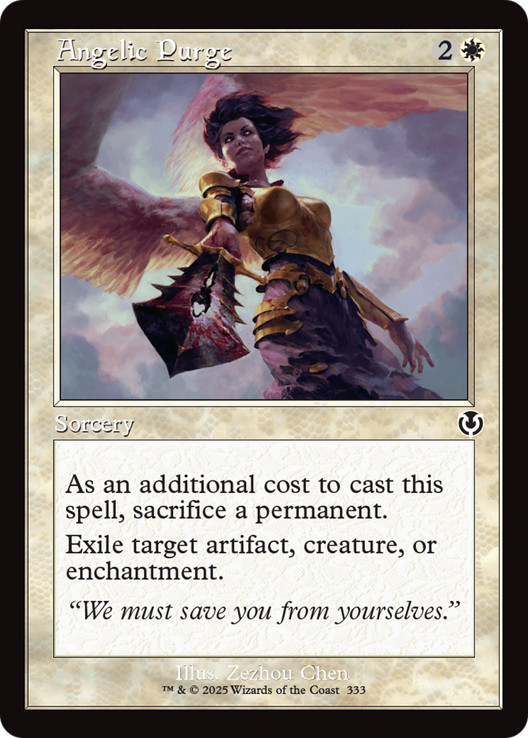 Angelic Purge (INR-333) [Innistrad Remastered] Foil MTG Single Wizards of the Coast