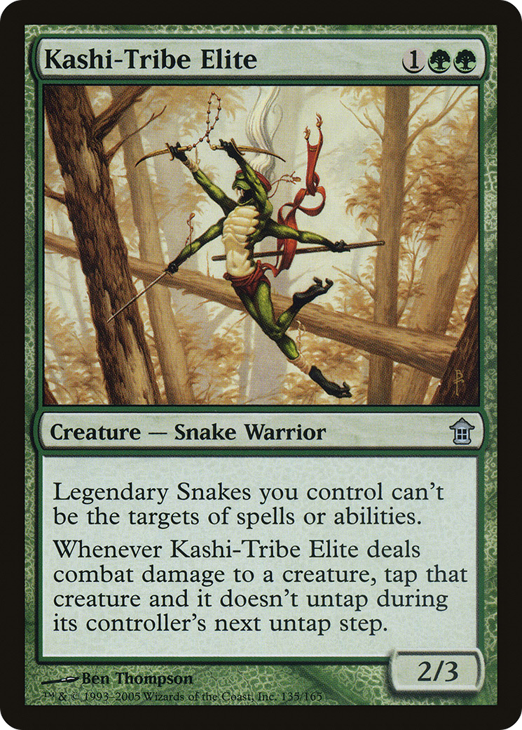 Kashi-Tribe Elite (SOK-135) [Saviors of Kamigawa] Foil MTG Single Wizards of the Coast