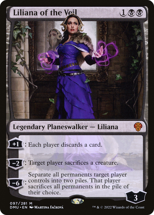 Liliana of the Veil (DMU-097) [Dominaria United] MTG Single Wizards of the Coast