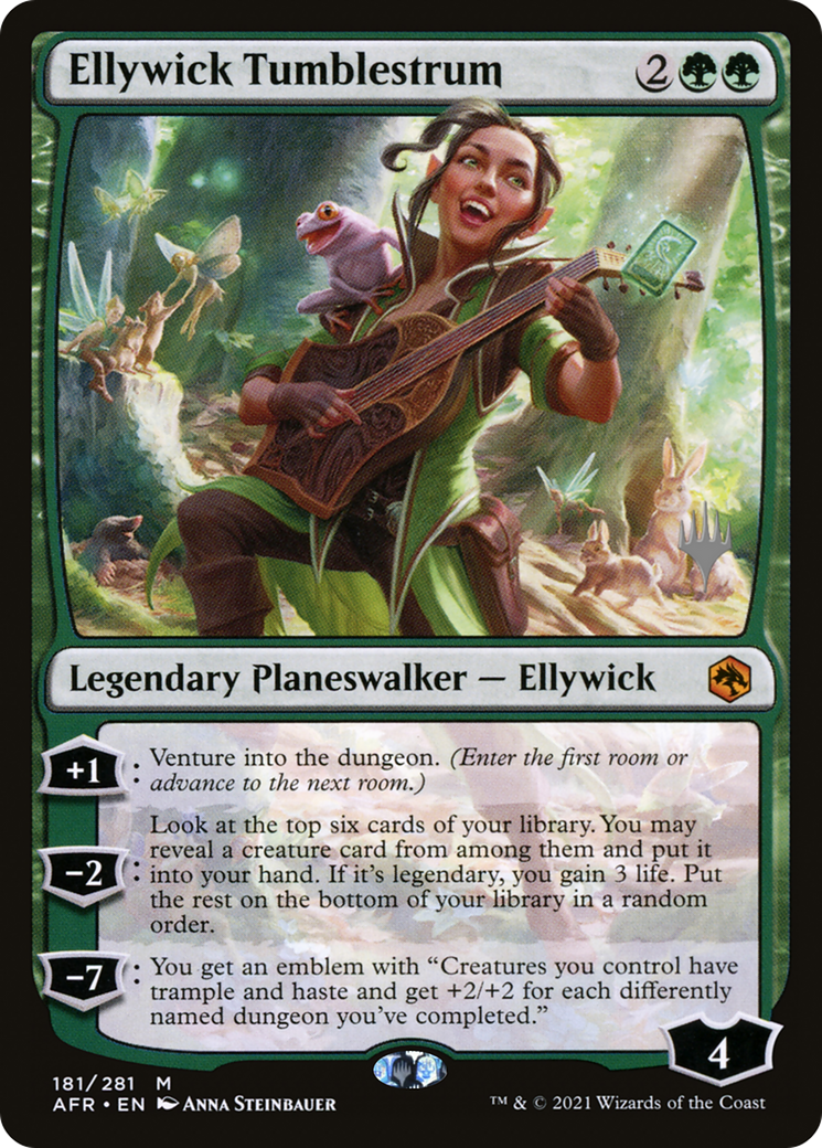 Ellywick Tumblestrum (PPAFR-181) [Adventures in the Forgotten Realms Promos] Foil MTG Single Wizards of the Coast