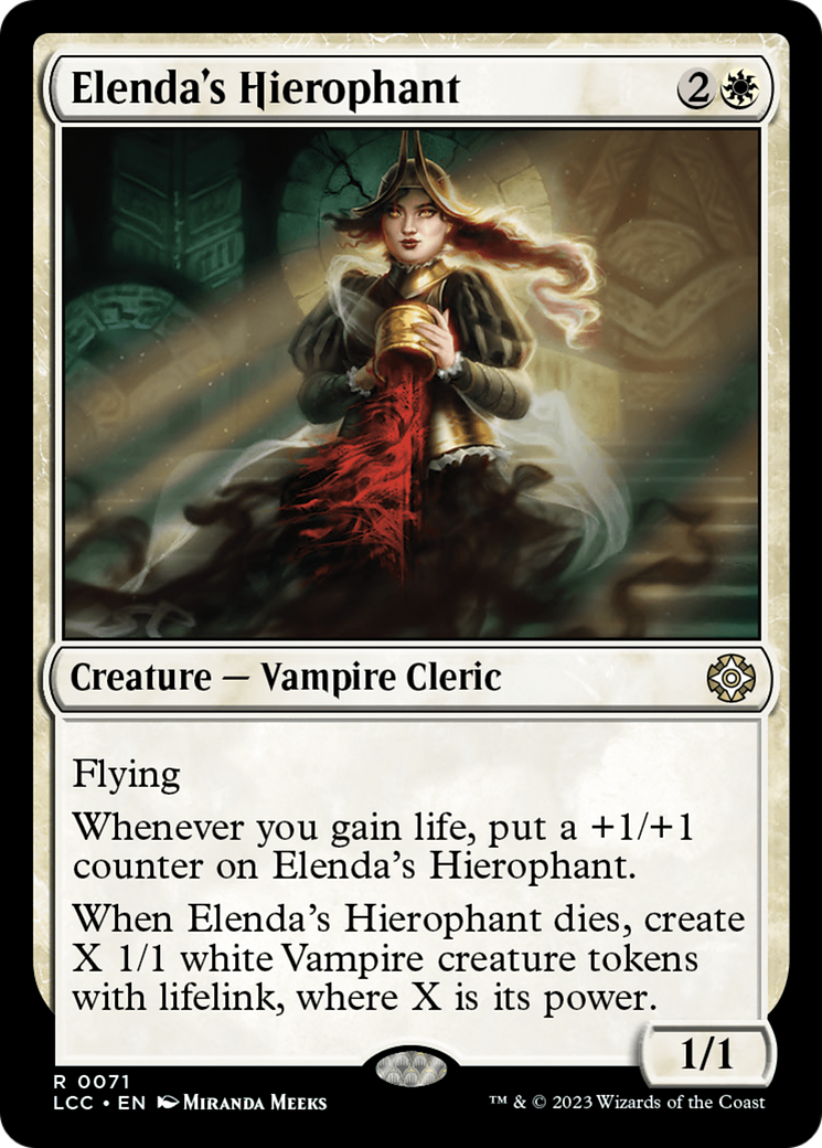 Elenda's Hierophant (LCC-071) [The Lost Caverns of Ixalan Commander] MTG Single Wizards of the Coast