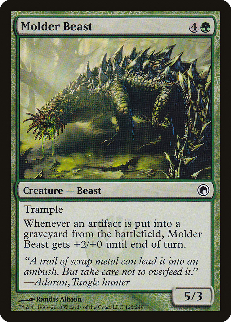 Molder Beast (SOM-125) [Scars of Mirrodin] Foil MTG Single Wizards of the Coast