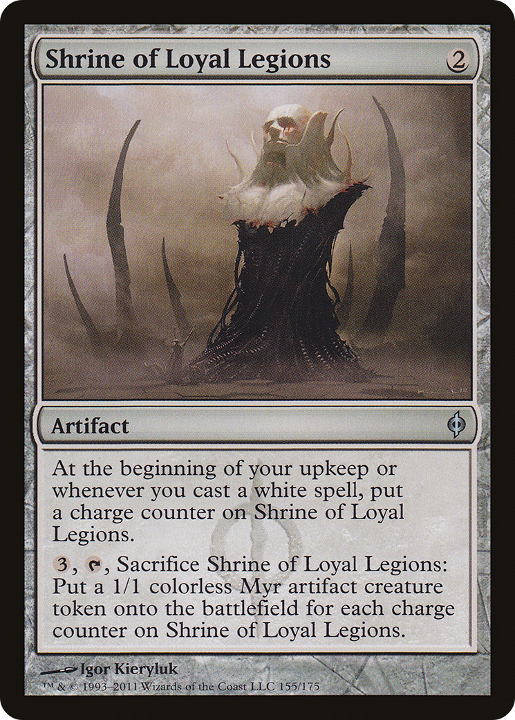 Shrine of Loyal Legions (NPH-155) [New Phyrexia] Foil MTG Single Wizards of the Coast