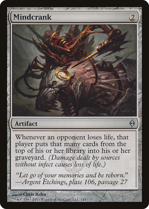 Mindcrank (NPH-144) [New Phyrexia] MTG Single Wizards of the Coast