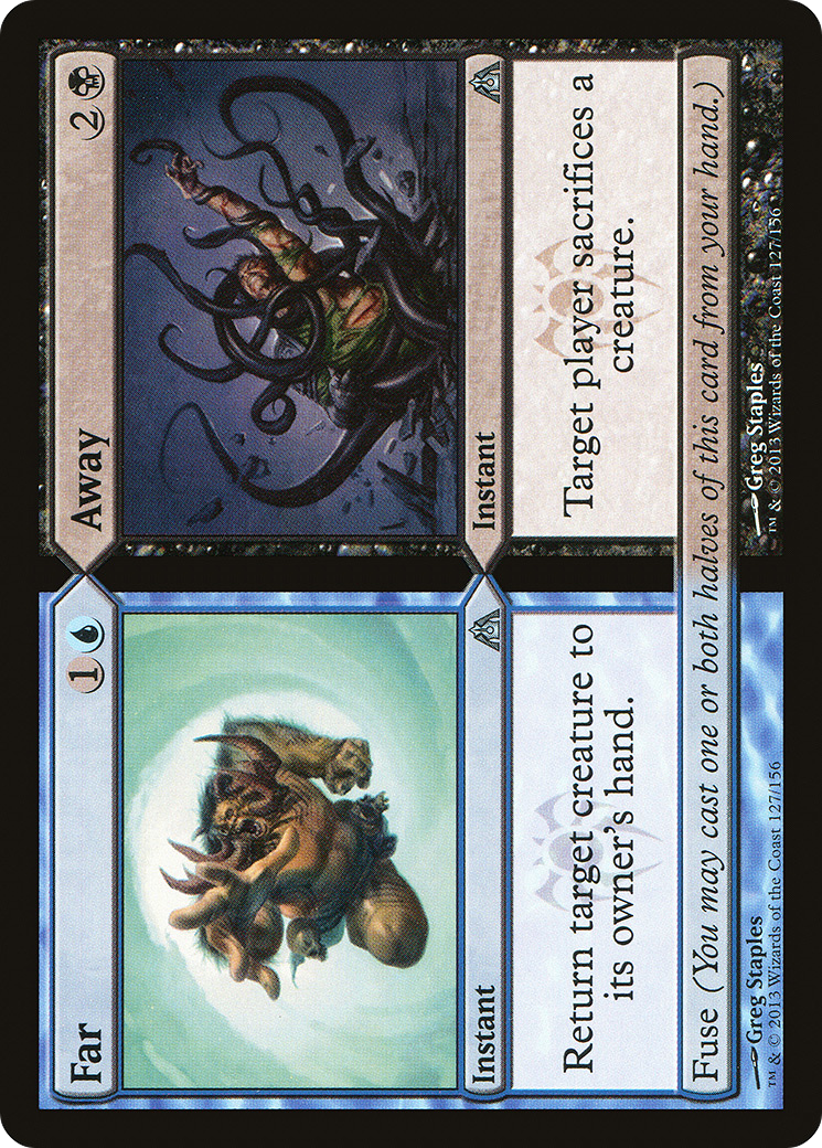 Far // Away (DGM-127) [Dragon's Maze] MTG Single Wizards of the Coast