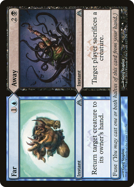 Far // Away (DGM-127) [Dragon's Maze] MTG Single Wizards of the Coast