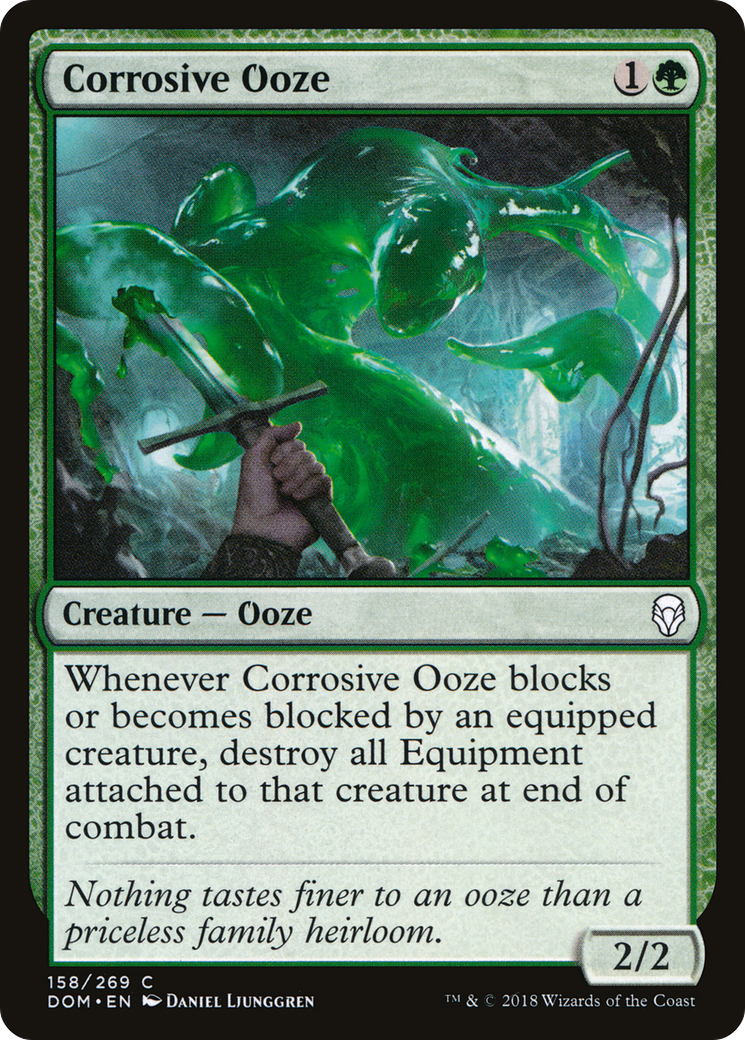 Corrosive Ooze (DOM-158) [Dominaria] MTG Single Wizards of the Coast