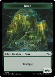 Thopter (0020) // Ooze Double-Sided Token [Tokens] Murders at Karlov Manor Tokens MTG Single Magic: The Gathering