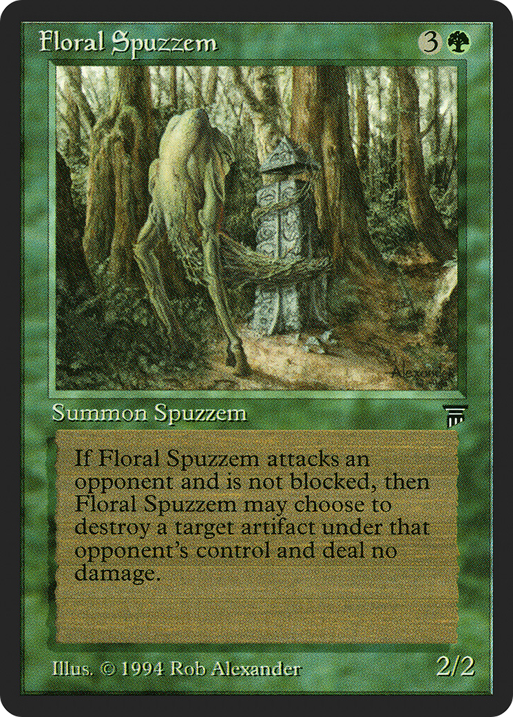 Floral Spuzzem (LEG-) [Oldschool] Legends MTG Single Wizards of the Coast