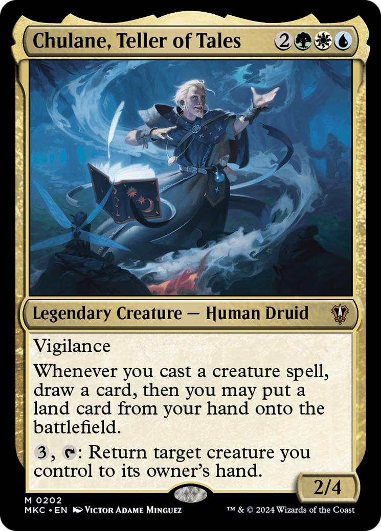 Chulane, Teller of Tales (MKC-202) [Murders at Karlov Manor Commander] MTG Single Wizards of the Coast