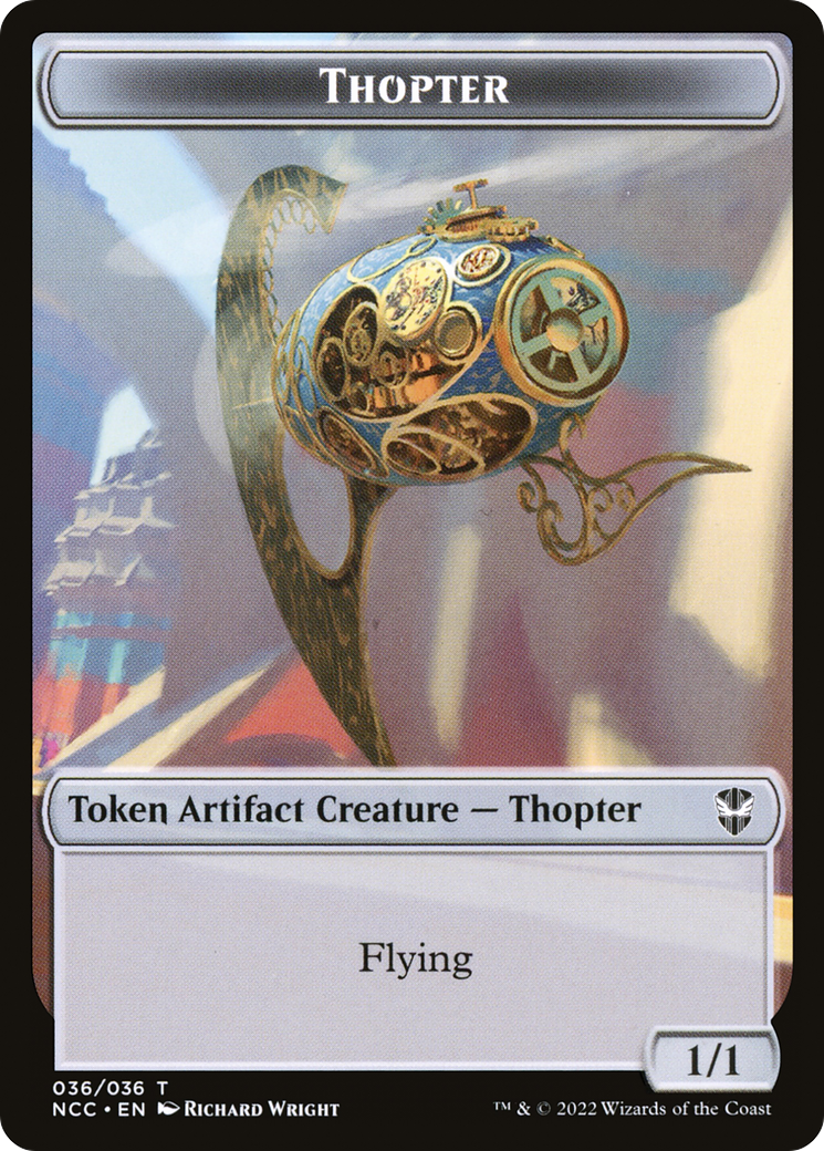 Thopter (TNCC-036) [Tokens] New Capenna Commander Tokens Foil MTG Single Wizards of the Coast