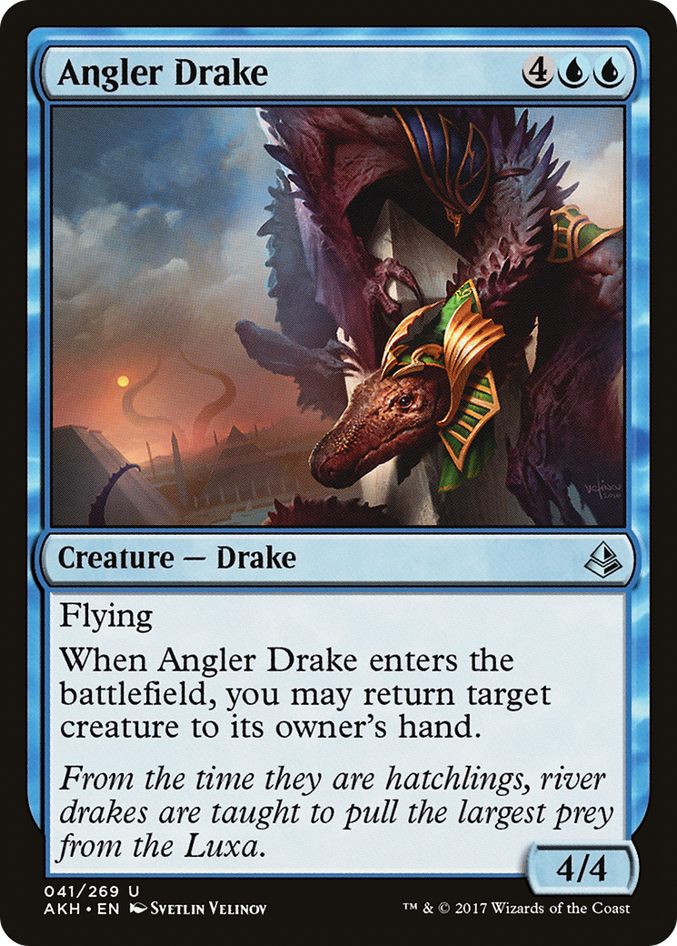 Angler Drake (AKH-041) [Amonkhet] Foil MTG Single Wizards of the Coast