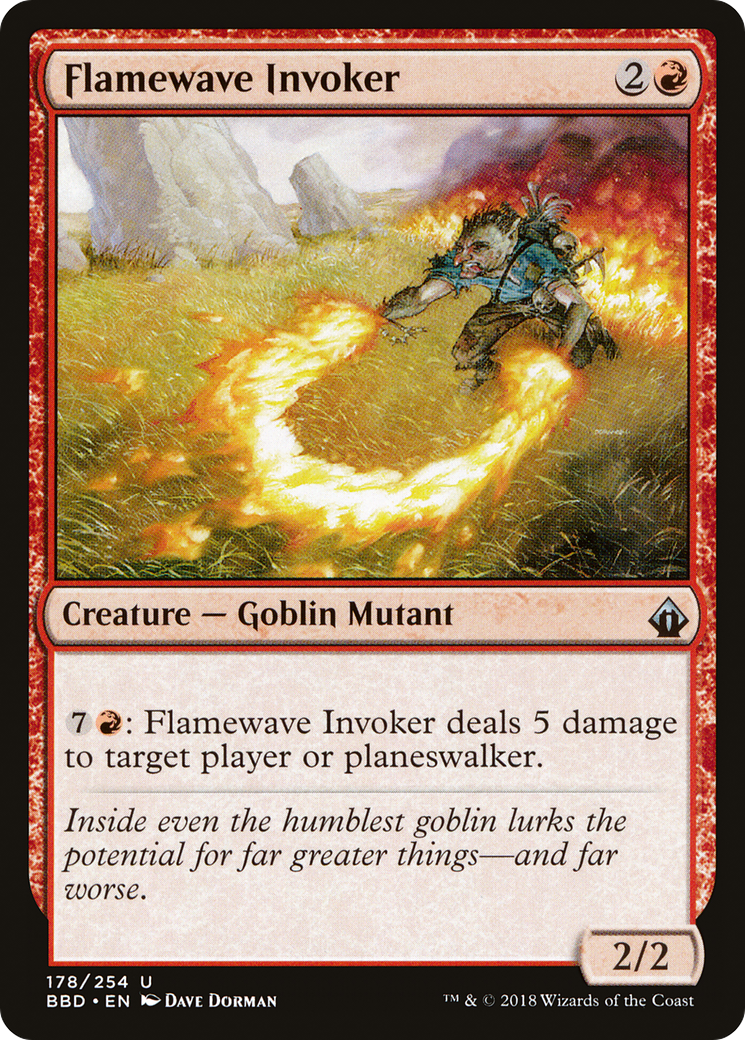 Flamewave Invoker (BBD-178) [Battlebond] MTG Single Wizards of the Coast