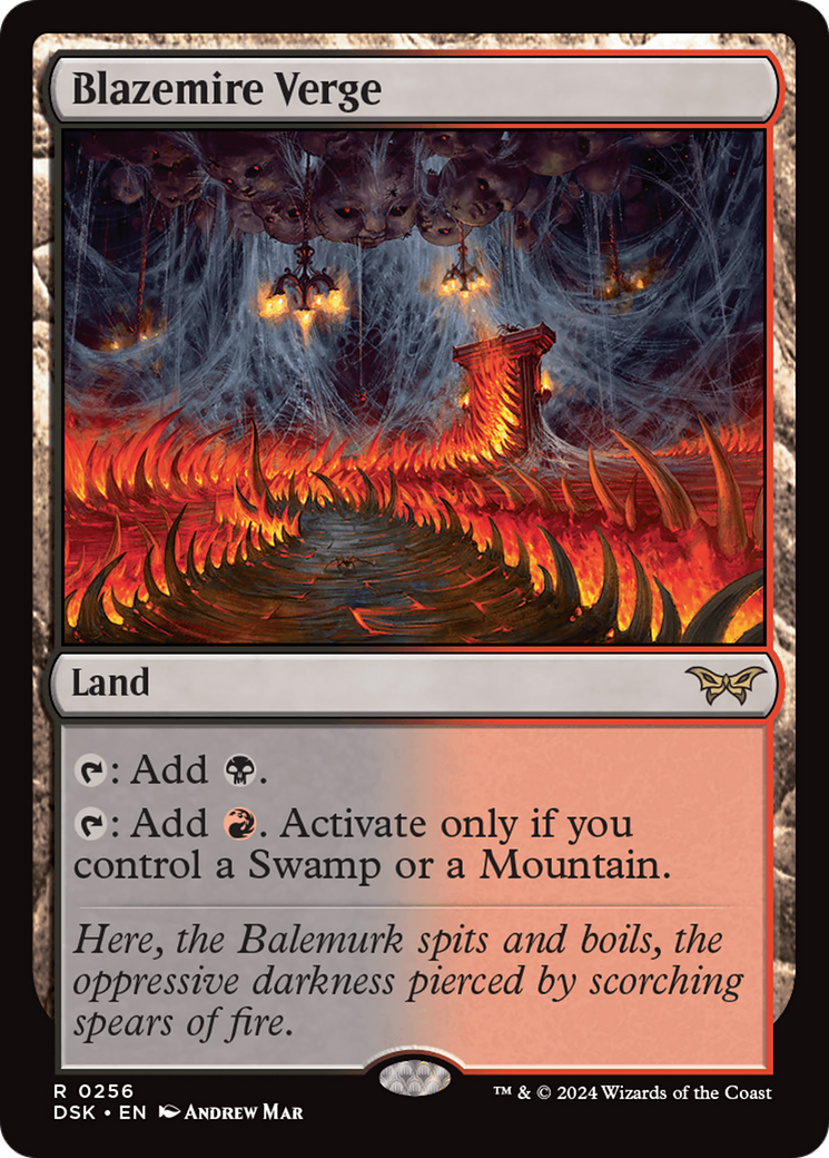 Blazemire Verge (DSK-256) [Duskmourn: House of Horror] MTG Single Wizards of the Coast