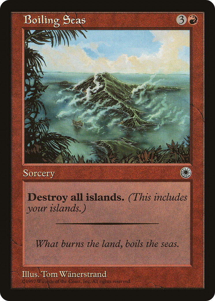 Boiling Seas (POR-119) [Misc] Portal MTG Single Wizards of the Coast
