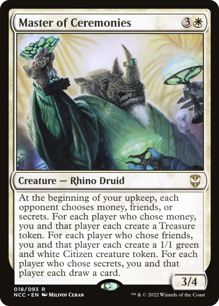 Master of Ceremonies (NCC-018) [New Capenna Commander] MTG Single Wizards of the Coast