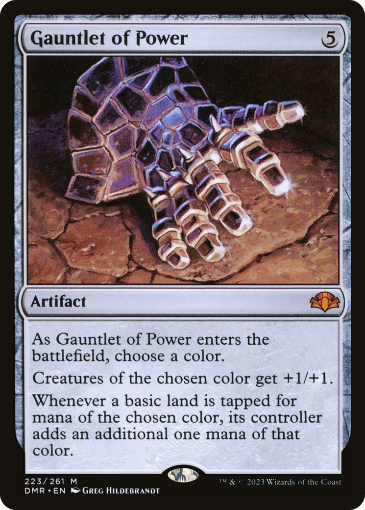 Gauntlet of Power (DMR-223) [Dominaria Remastered] MTG Single Wizards of the Coast