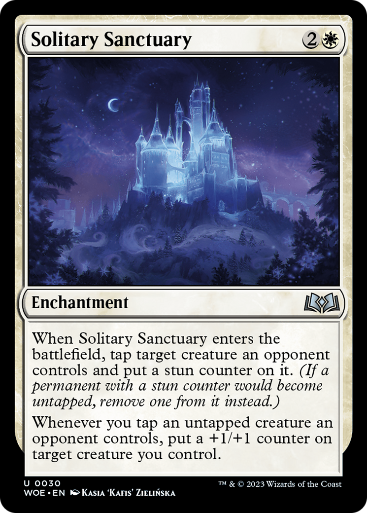 Solitary Sanctuary (WOE-030) [Wilds of Eldraine] Foil MTG Single Wizards of the Coast