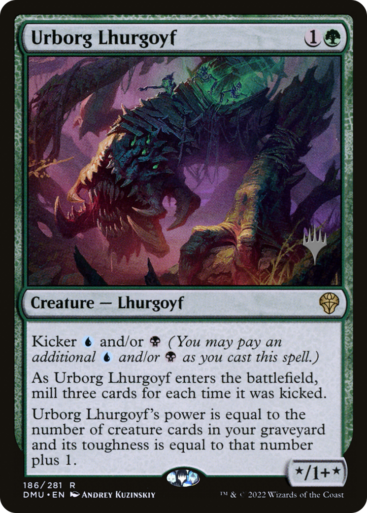 Urborg Lhurgoyf (PPDMU-186) [Dominaria United Promos] MTG Single Wizards of the Coast