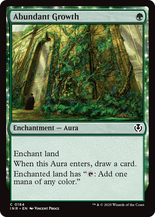 Abundant Growth (INR-184) [Innistrad Remastered] (enchantment) Foil MTG Single Wizards of the Coast
