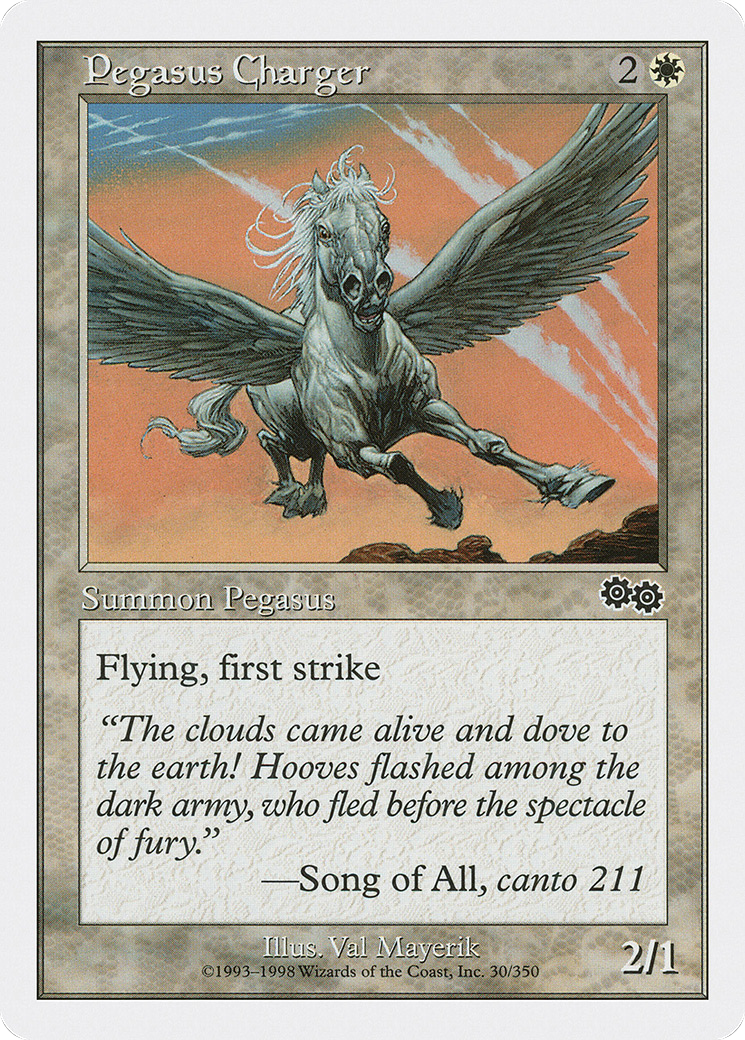 Pegasus Charger (ATH-011) [Anthologies] MTG Single Wizards of the Coast