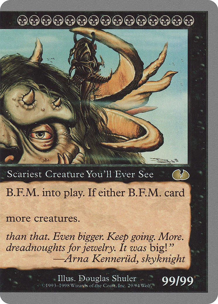 B.F.M. (Big Furry Monster) (29) (UGL-029) [Unglued] MTG Single Wizards of the Coast