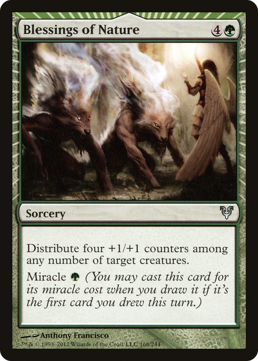 Blessings of Nature (AVR-168) [Avacyn Restored] MTG Single Wizards of the Coast