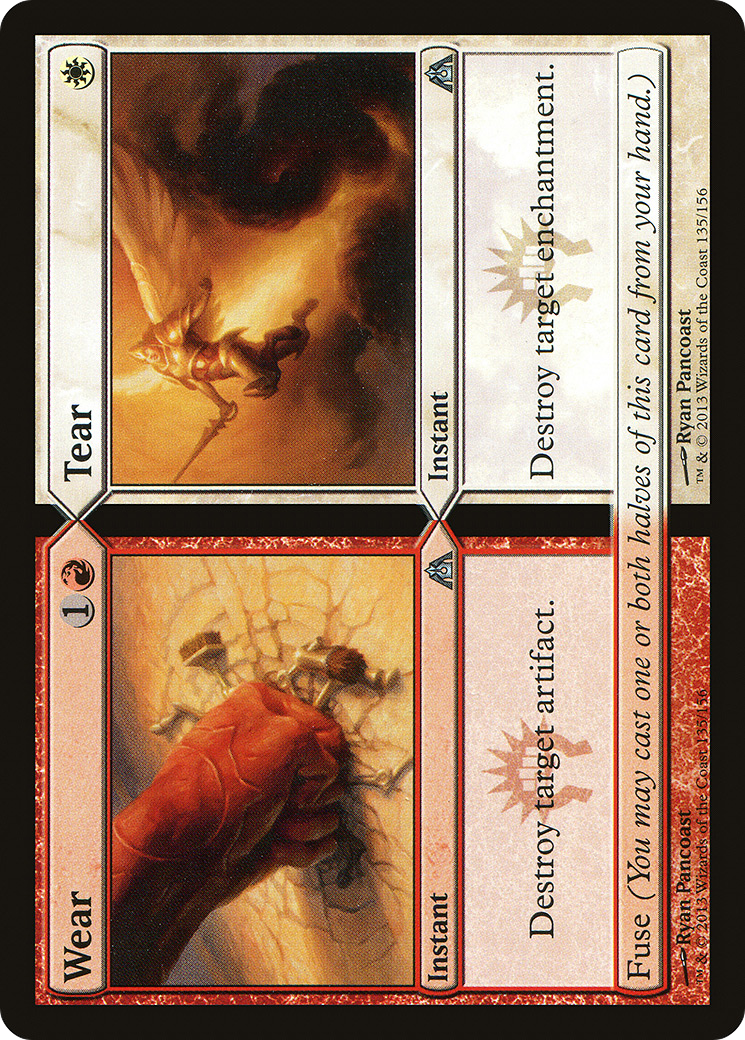 Wear // Tear (DGM-135) [Dragon's Maze] Foil MTG Single Wizards of the Coast