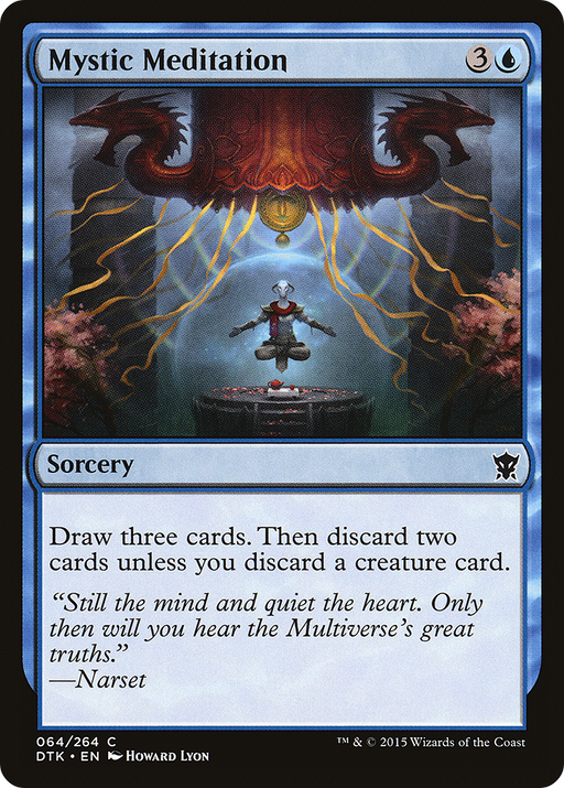 Mystic Meditation (DTK-064) [Dragons of Tarkir] MTG Single Wizards of the Coast