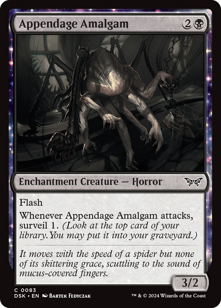 Appendage Amalgam (DSK-083) [Duskmourn: House of Horror] Foil MTG Single Wizards of the Coast