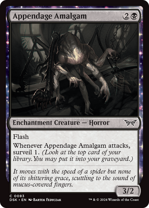 Appendage Amalgam (DSK-083) [Duskmourn: House of Horror] Foil MTG Single Wizards of the Coast
