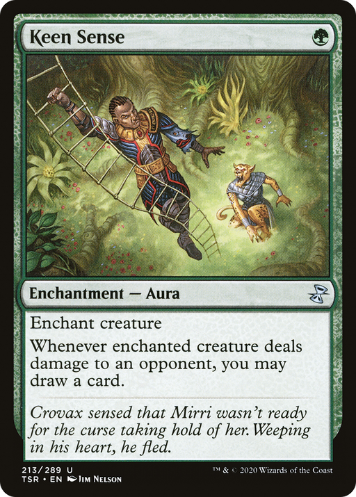 Keen Sense (TSR-213) [Time Spiral Remastered] Foil MTG Single Wizards of the Coast